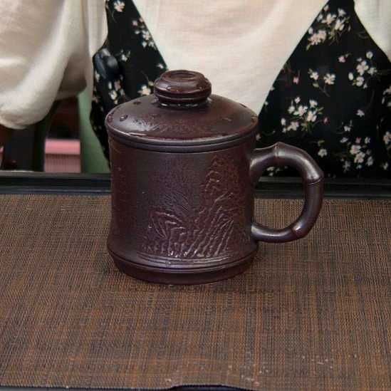 茶杯紫砂高货放漏