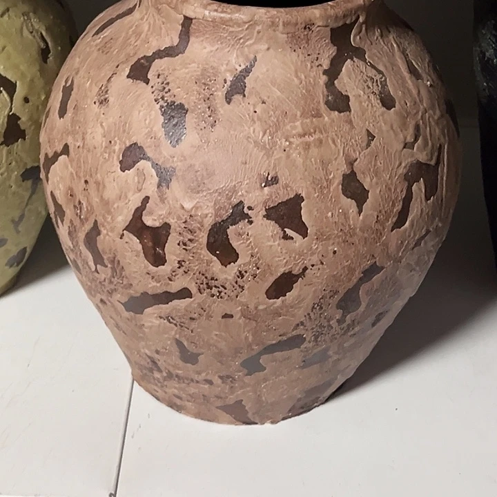 粗陶盆默认打孔高23口10