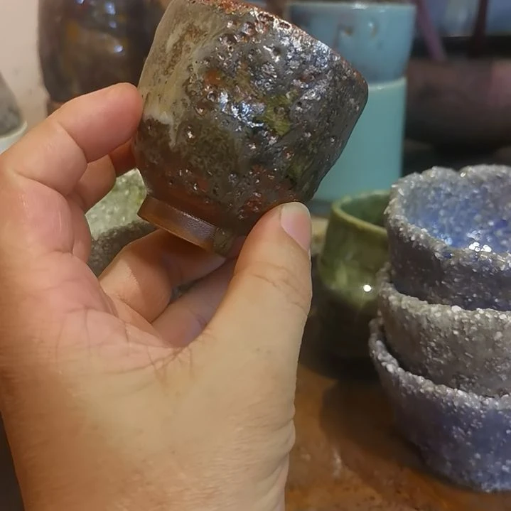 盘手工高温原矿窑变不退不换