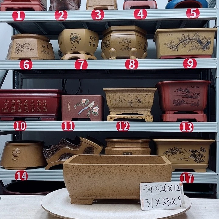 紫砂花盆紫砂花盆