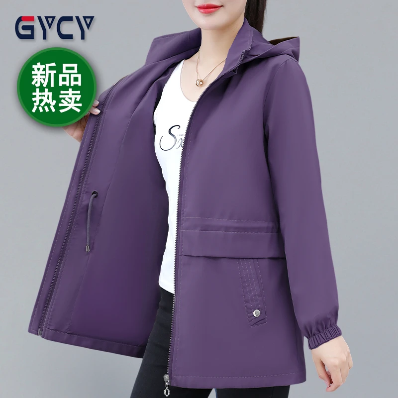 爆款秋冬薄款外套女新款休闲百搭时尚显瘦妈妈装中老年女士上衣