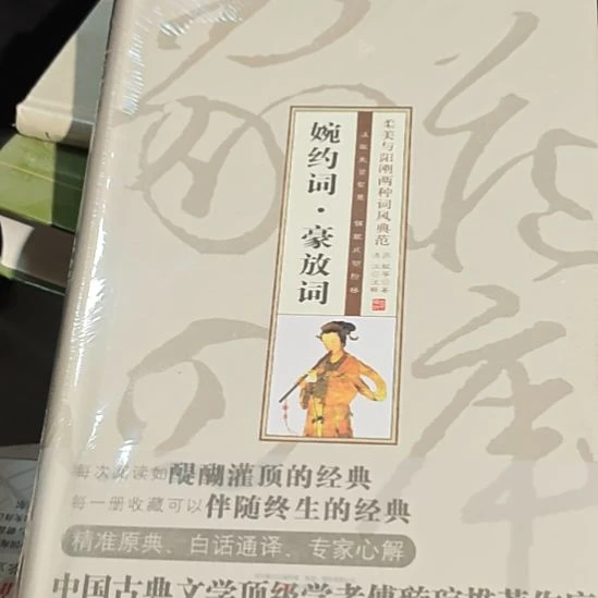 婉约词豪放精装塑封