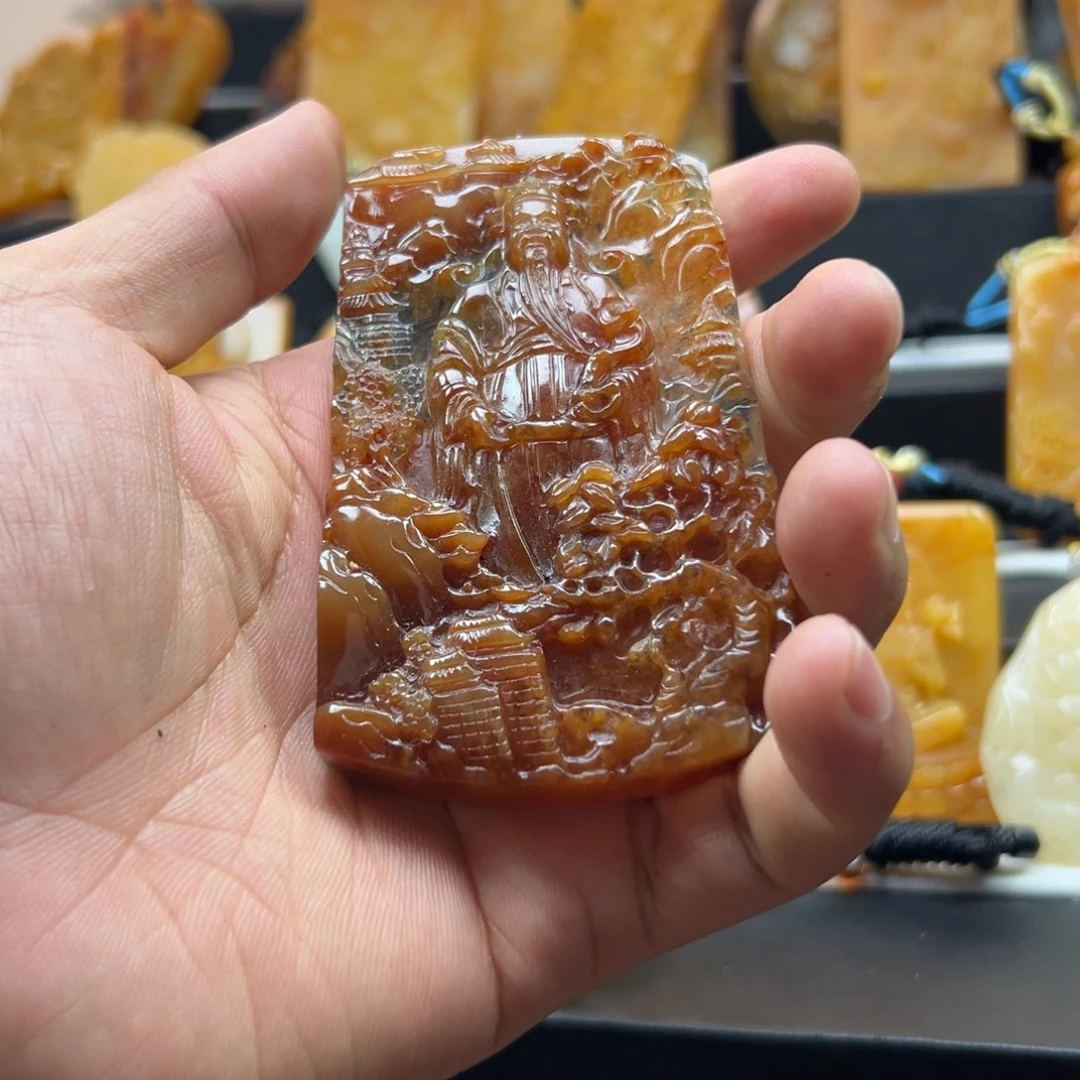 石英质玉（黄龙玉）未镶嵌hly