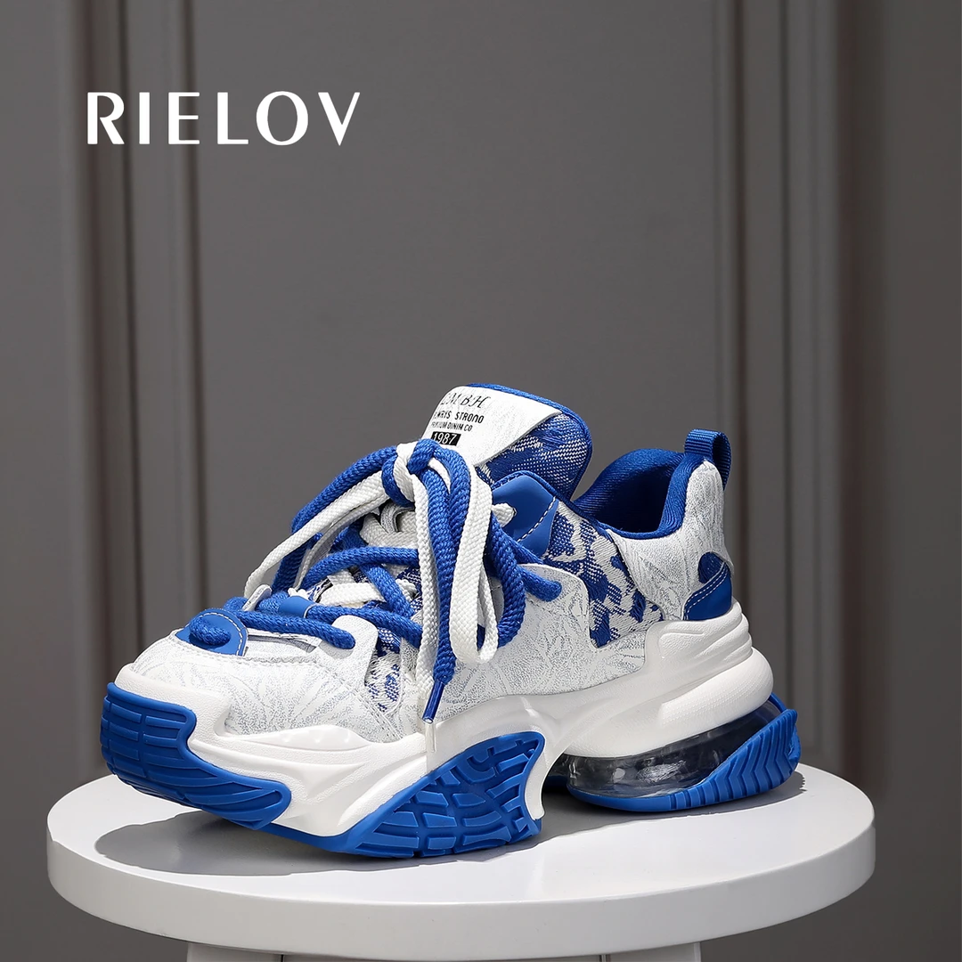 一号店●RIELOV时尚厚底增高6cm潮流百搭女士小众休闲鞋 2523