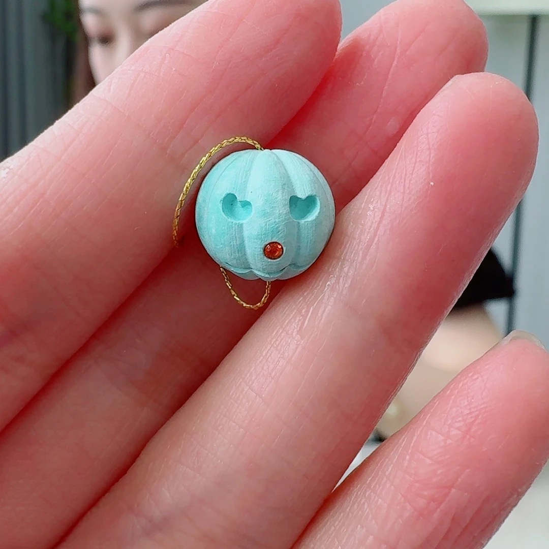 未镶嵌绿松石珠宝奇石花*姜