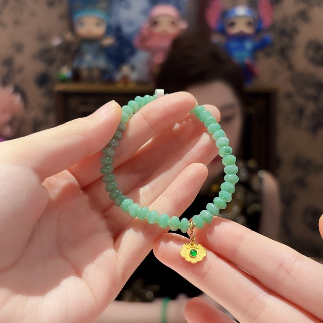 未镶嵌手链翡翠手串