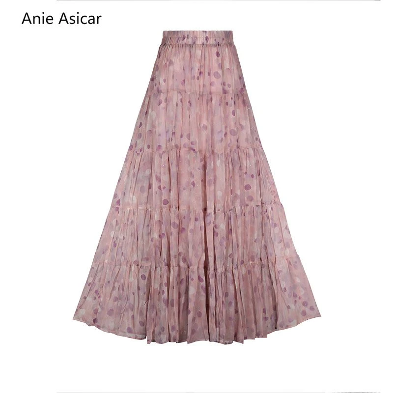 810 夏日风情2025夏季新款气质显瘦小众半身裙Q3689