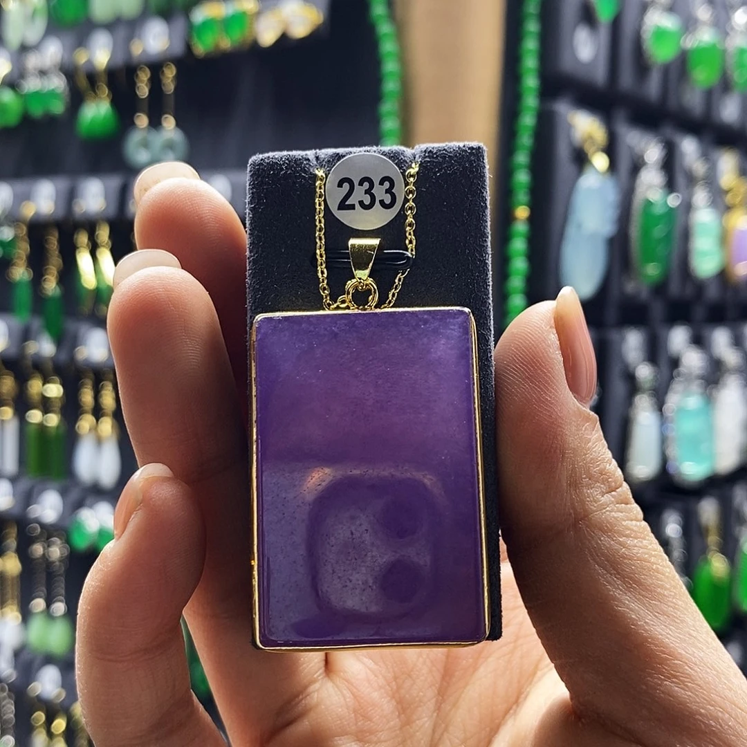 翡翠未镶嵌耳饰233