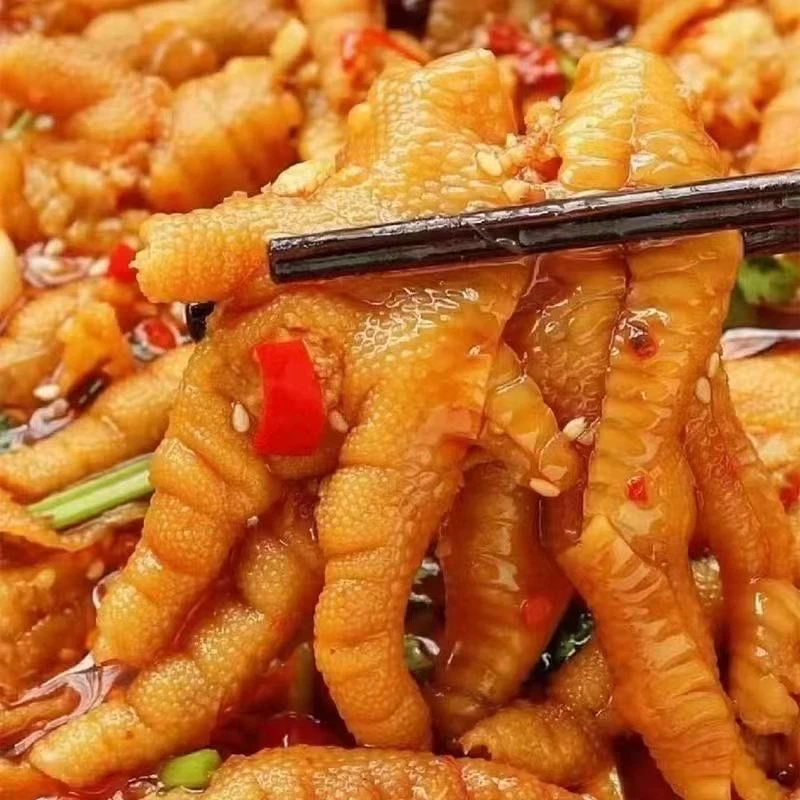 【顺丰次日达】网红酸辣柠檬无骨鸡爪买一斤送一斤