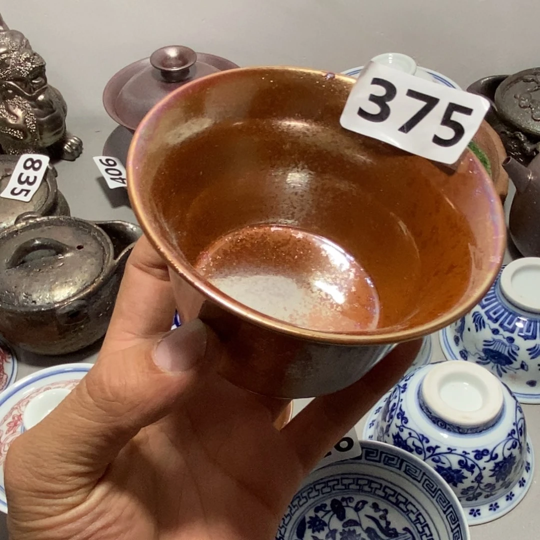 柴烧茶具陶瓷杯子