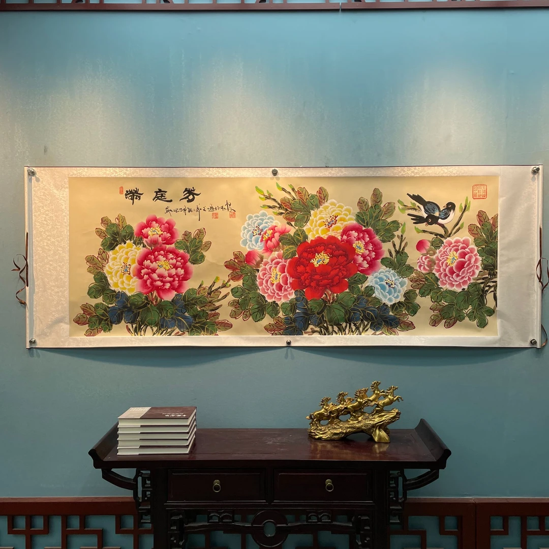王德峰 《满 庭 芳》小六尺 仿古 轴 205*73cm -睿云轩