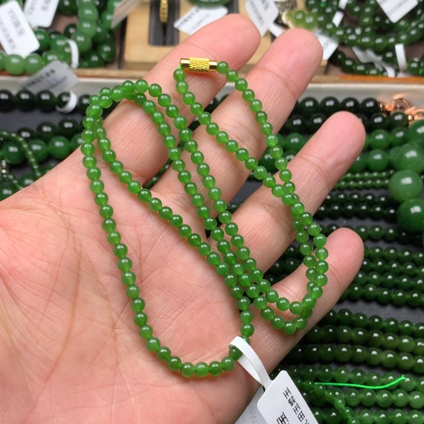 【闪购商品】颈饰未镶嵌和田玉（碧玉）w****?4