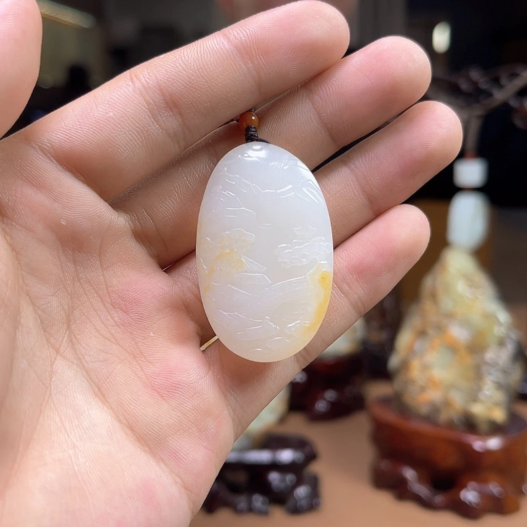 和田玉颈饰未镶嵌