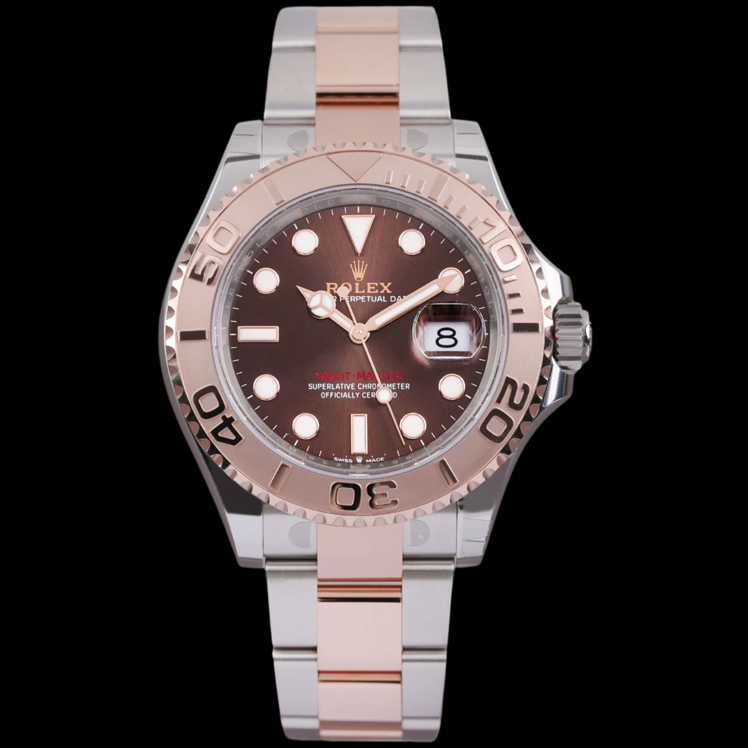 95新 Rolex/劳力士 25年玫瑰金游艇 126621 表盘40毫米