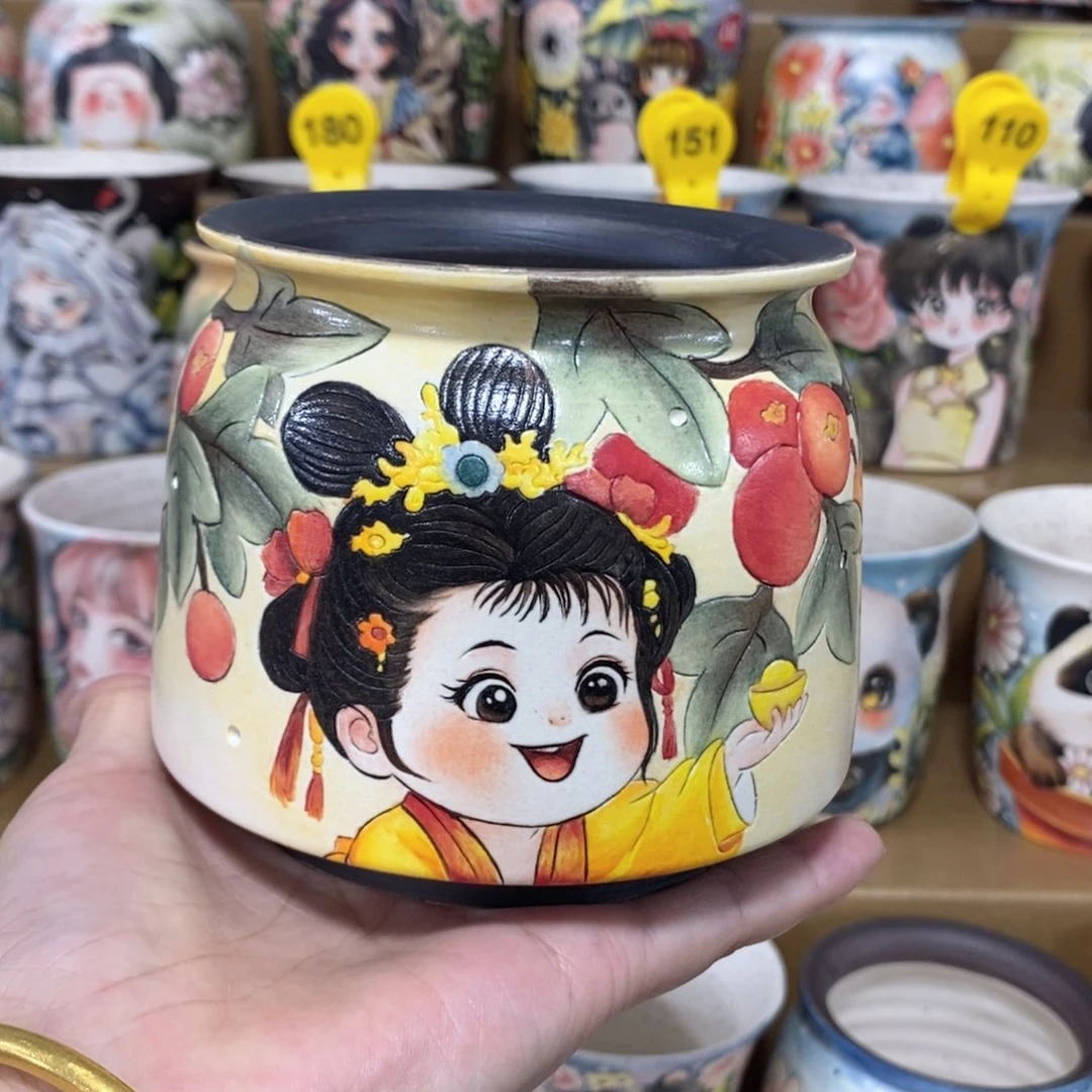 景德镇精品js美盆
