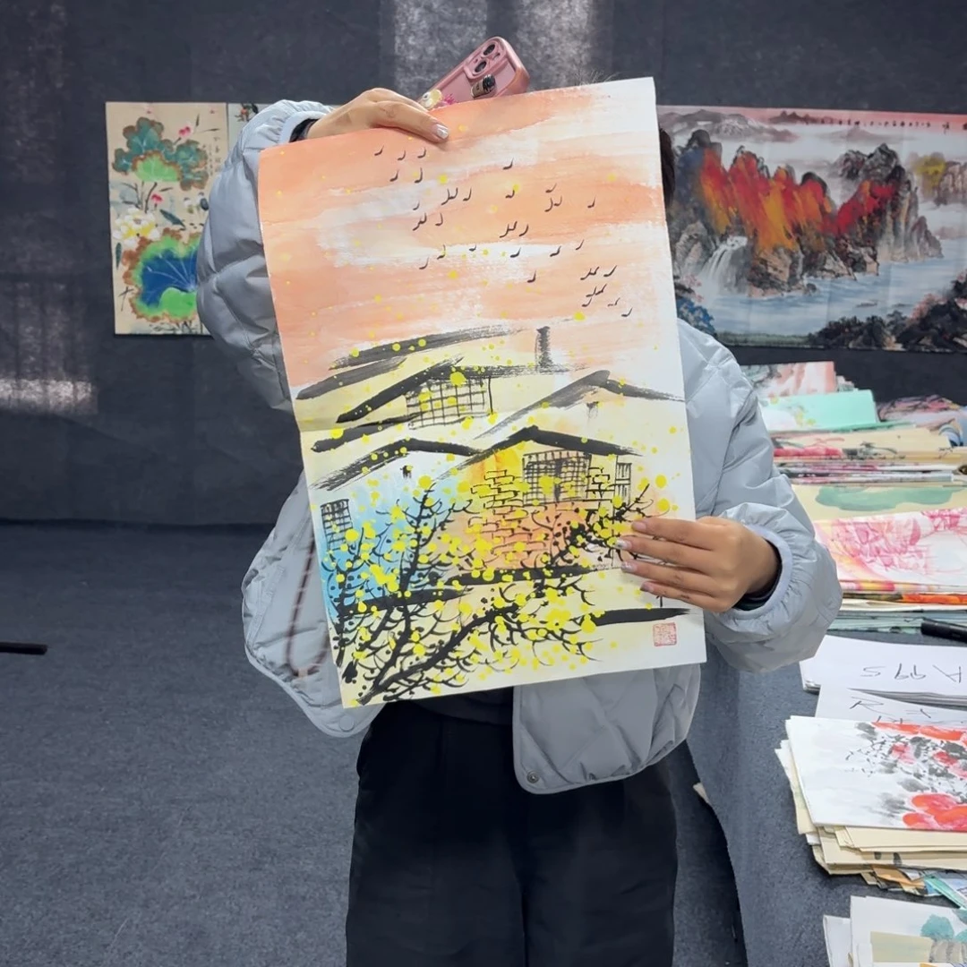 中佳美术馆 画心一张