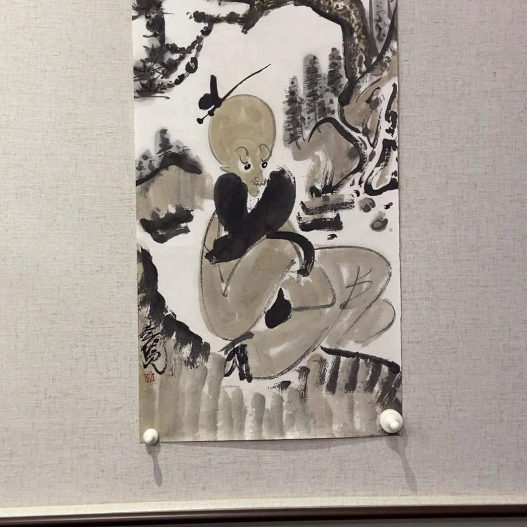 巳***午国画墨鱼精品墨鱼精品