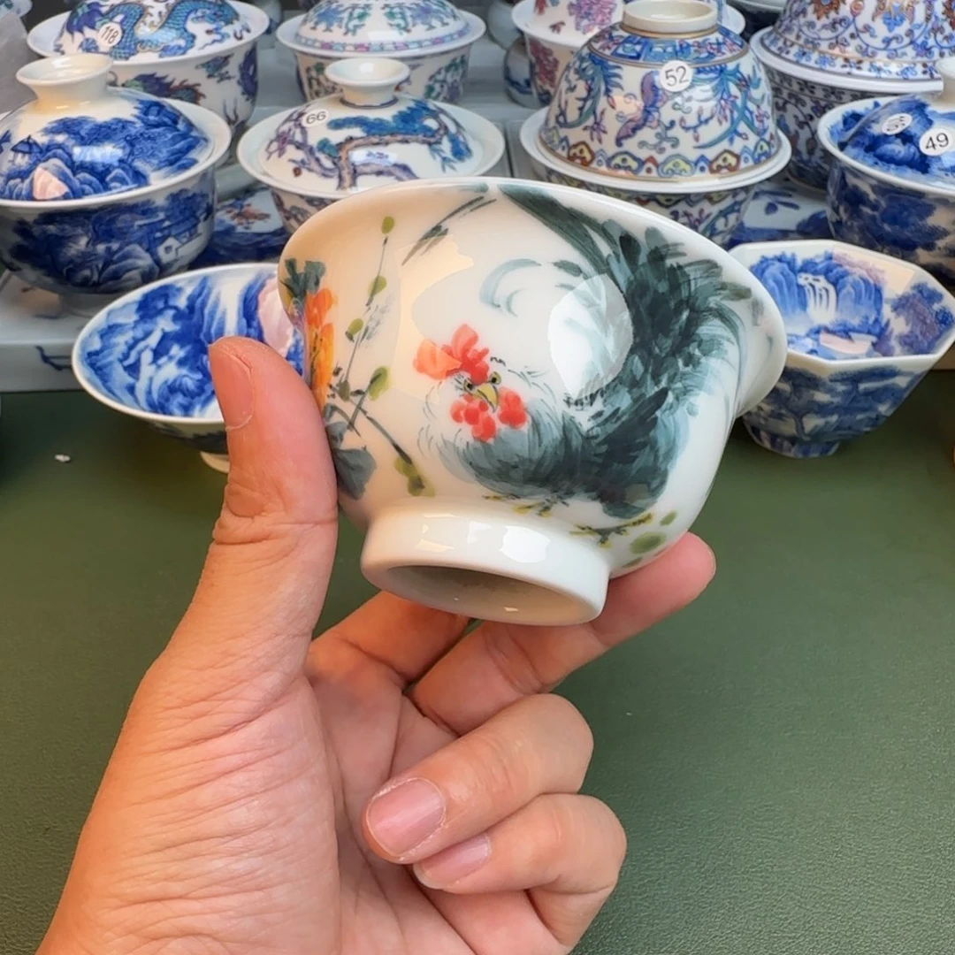 纯手工纯手绘茶具85