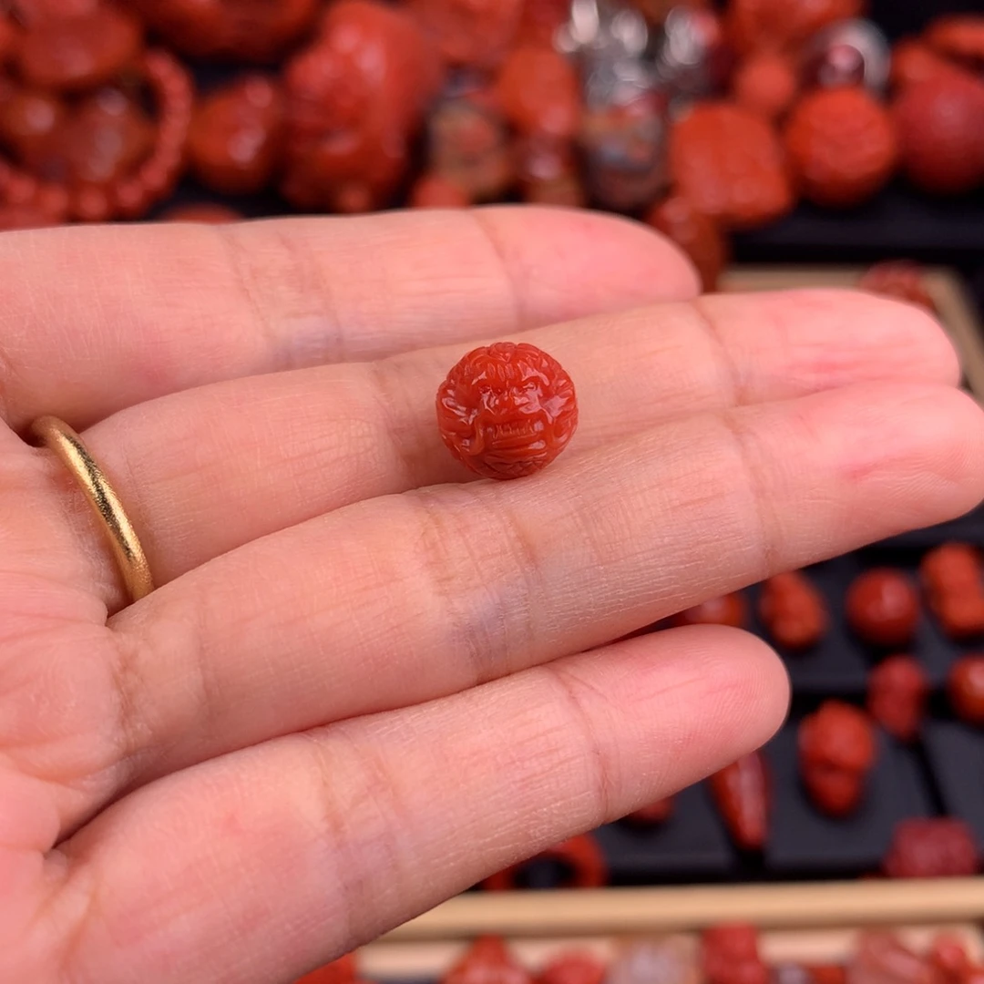 南红玛瑙龙珠10mm未镶嵌