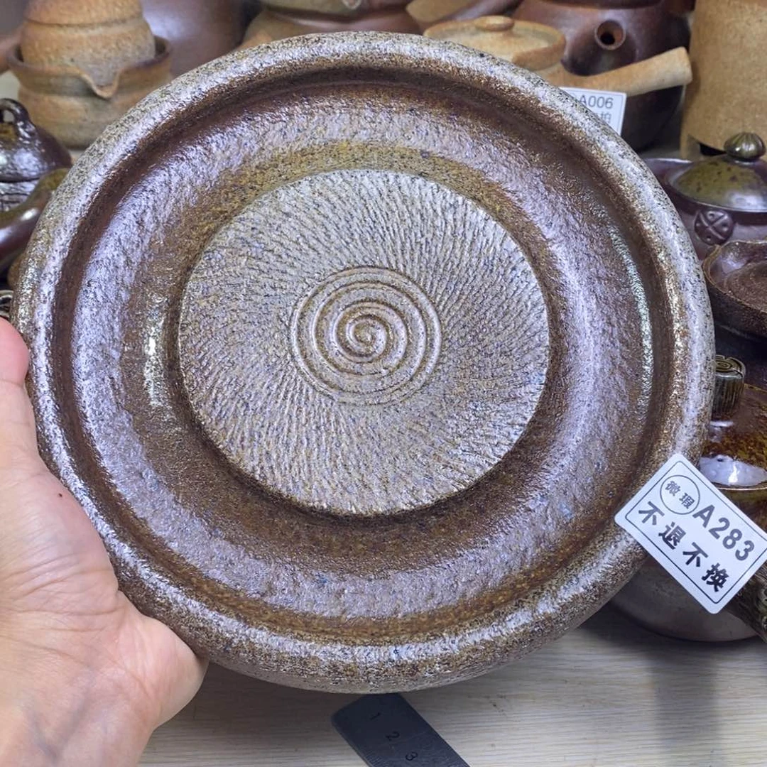 汪***汪柴烧壶承22cm左右