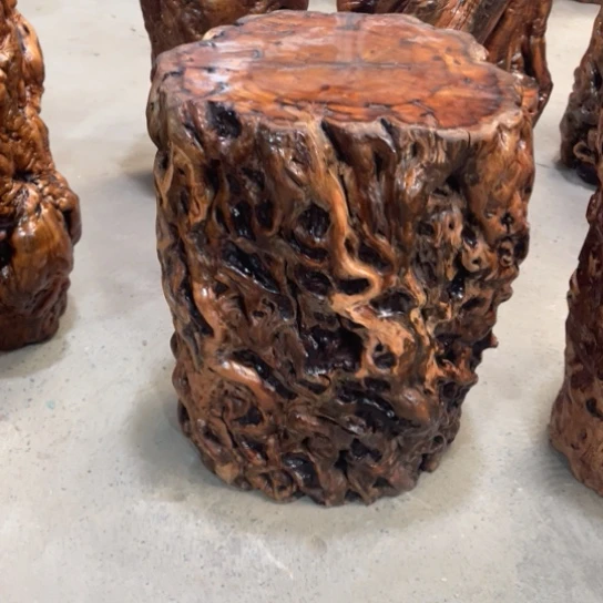 生***营龙纹枣木精品木墩