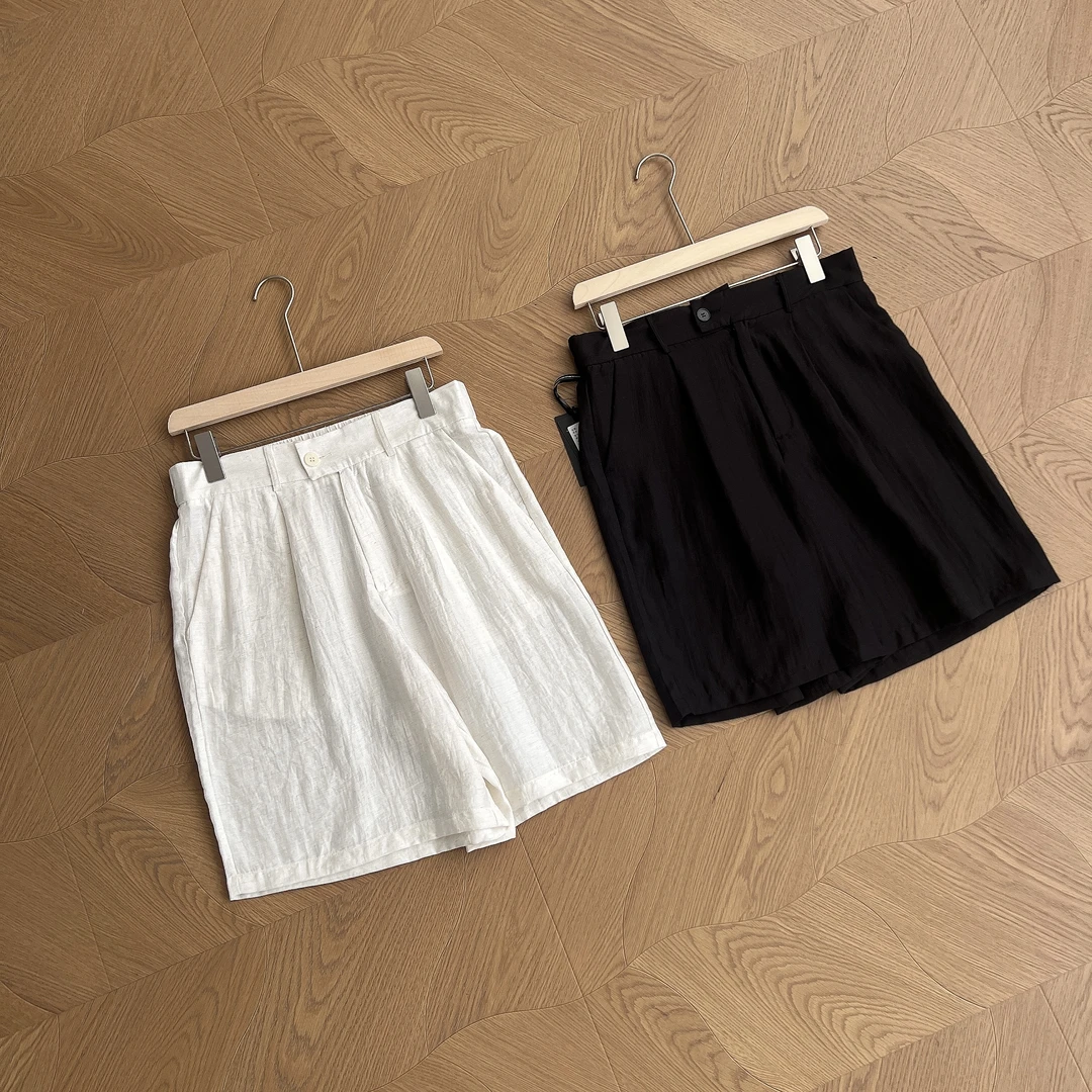 『夏日着装』夏季松弛感极简老钱风男士休闲宽松短裤