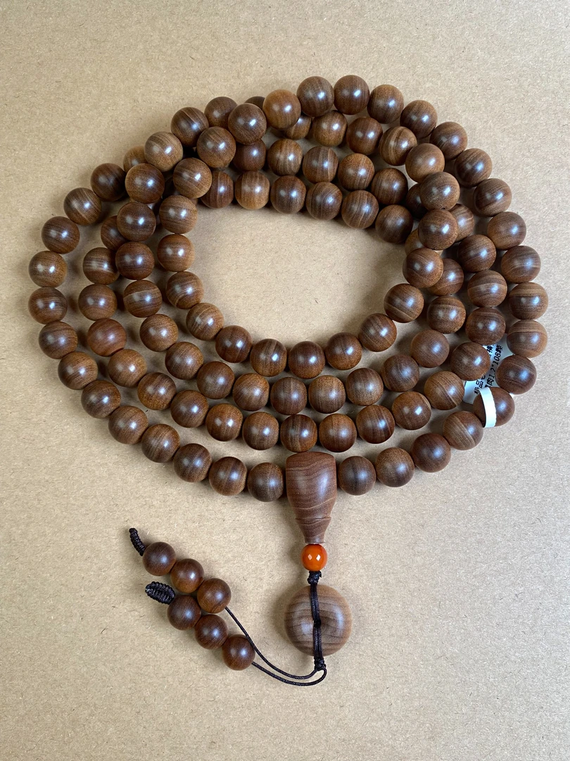 印度老山檀香12mm*108颗多圈手串男女款佛珠文玩108颗手链