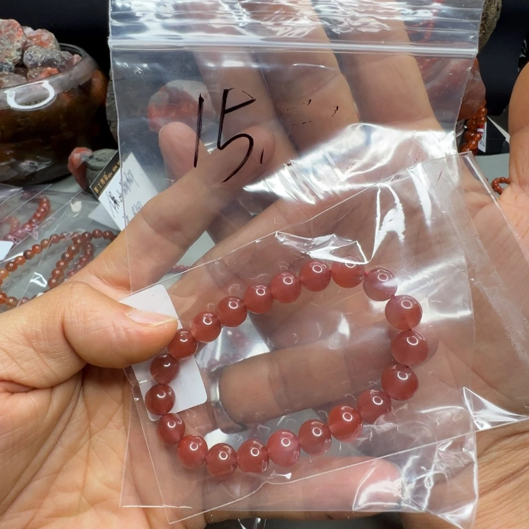 南红玛瑙手串未镶嵌15