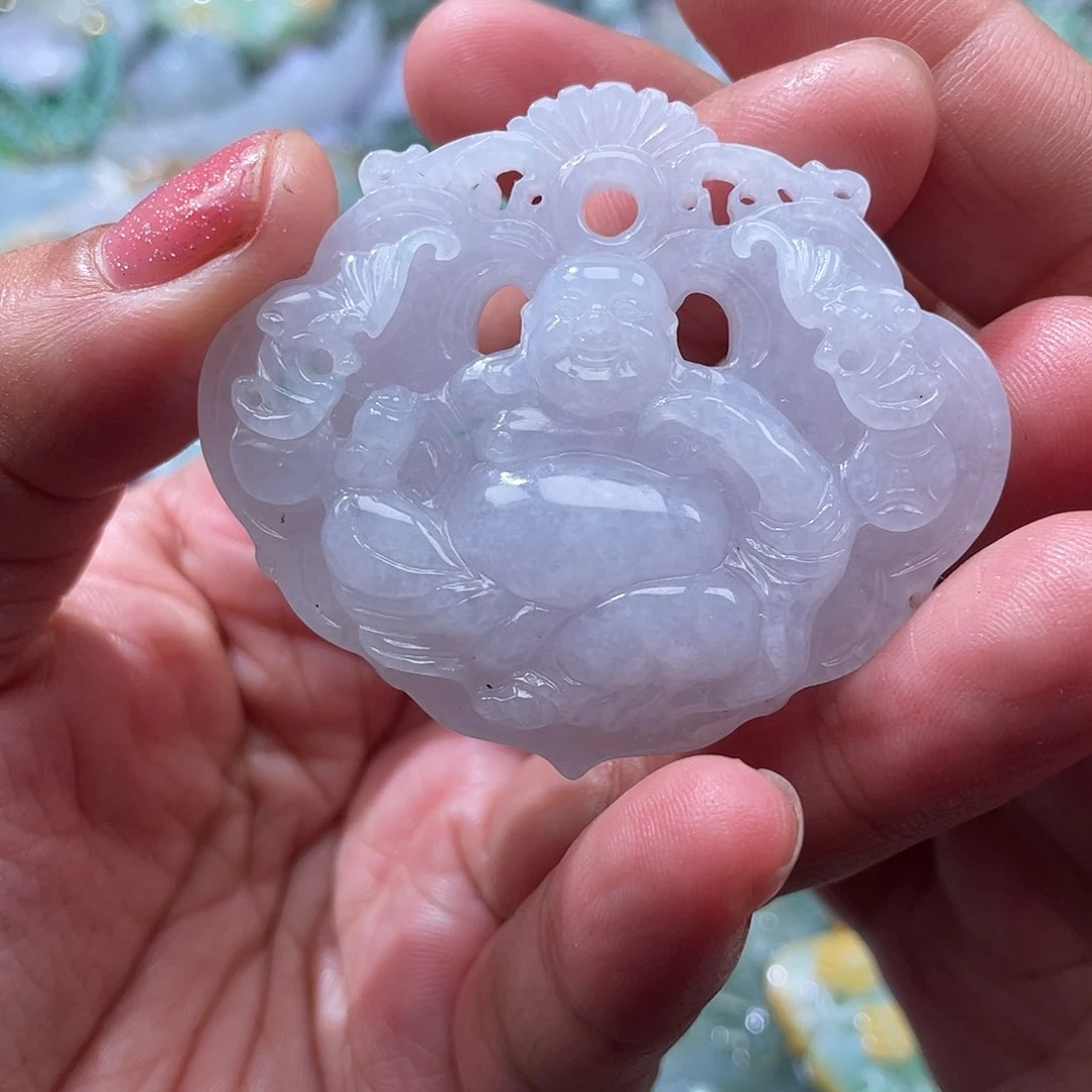 翡翠未镶嵌颈饰翡玉缘翡翠