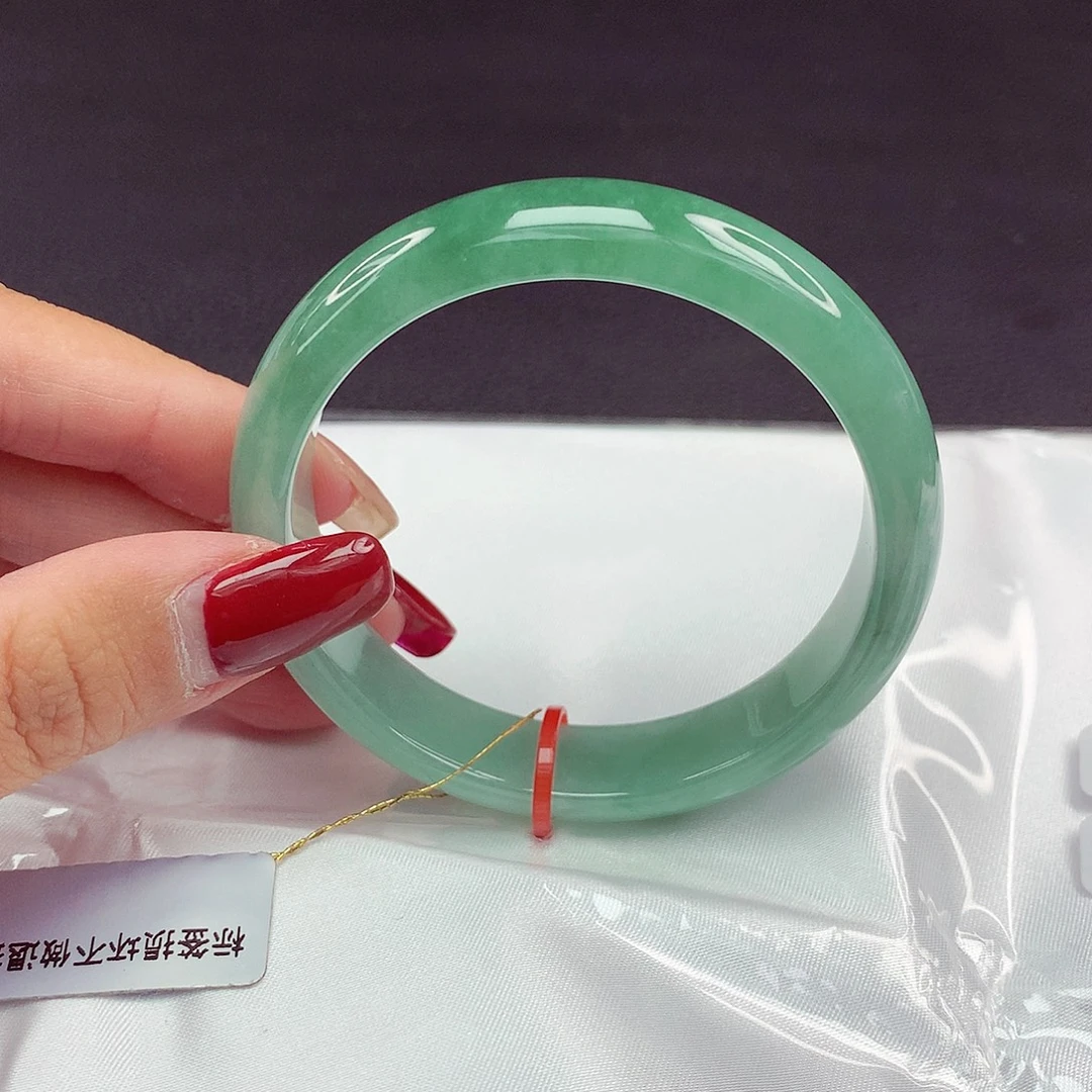 未镶嵌手镯翡翠55圈115