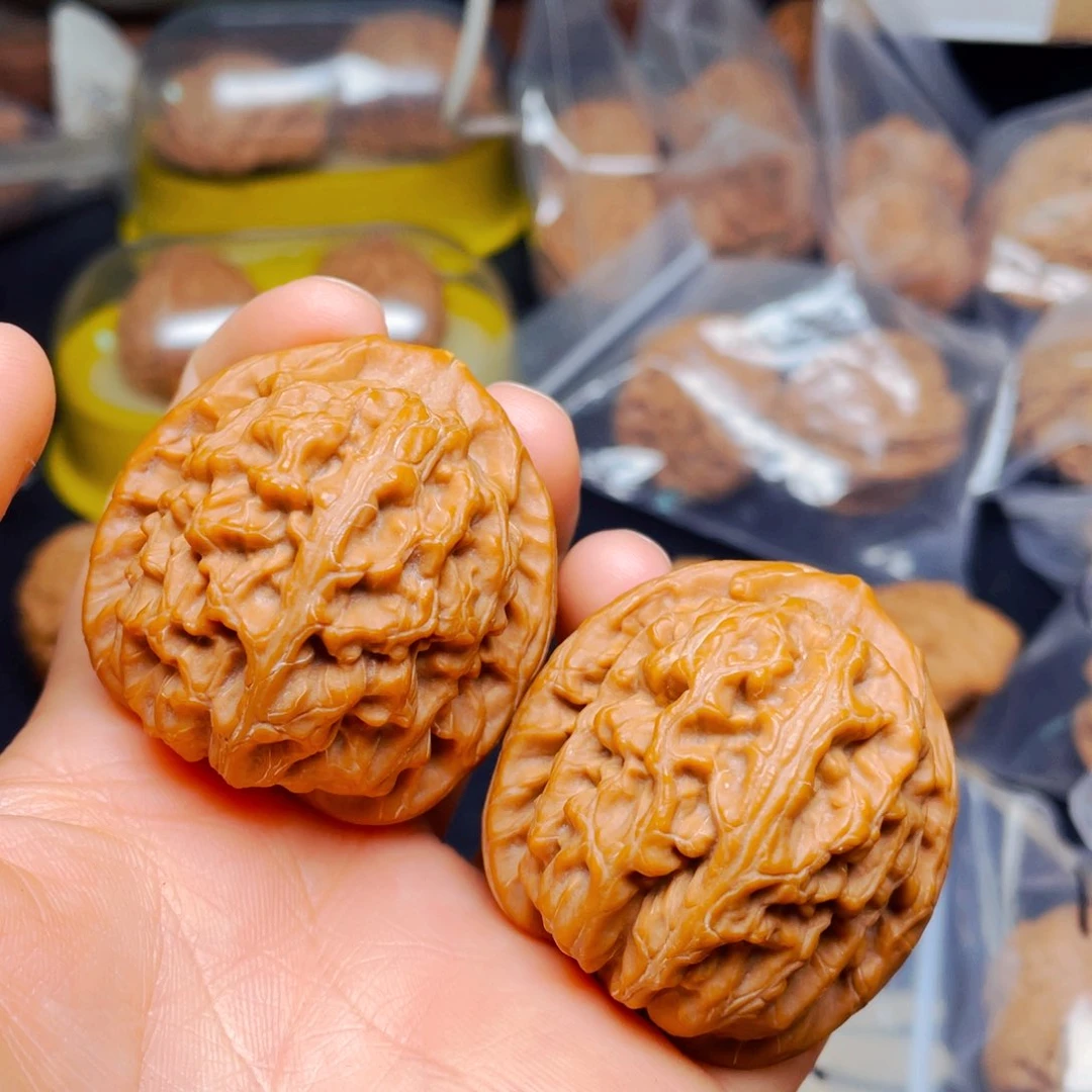 吊坠文玩核桃红锦鲤