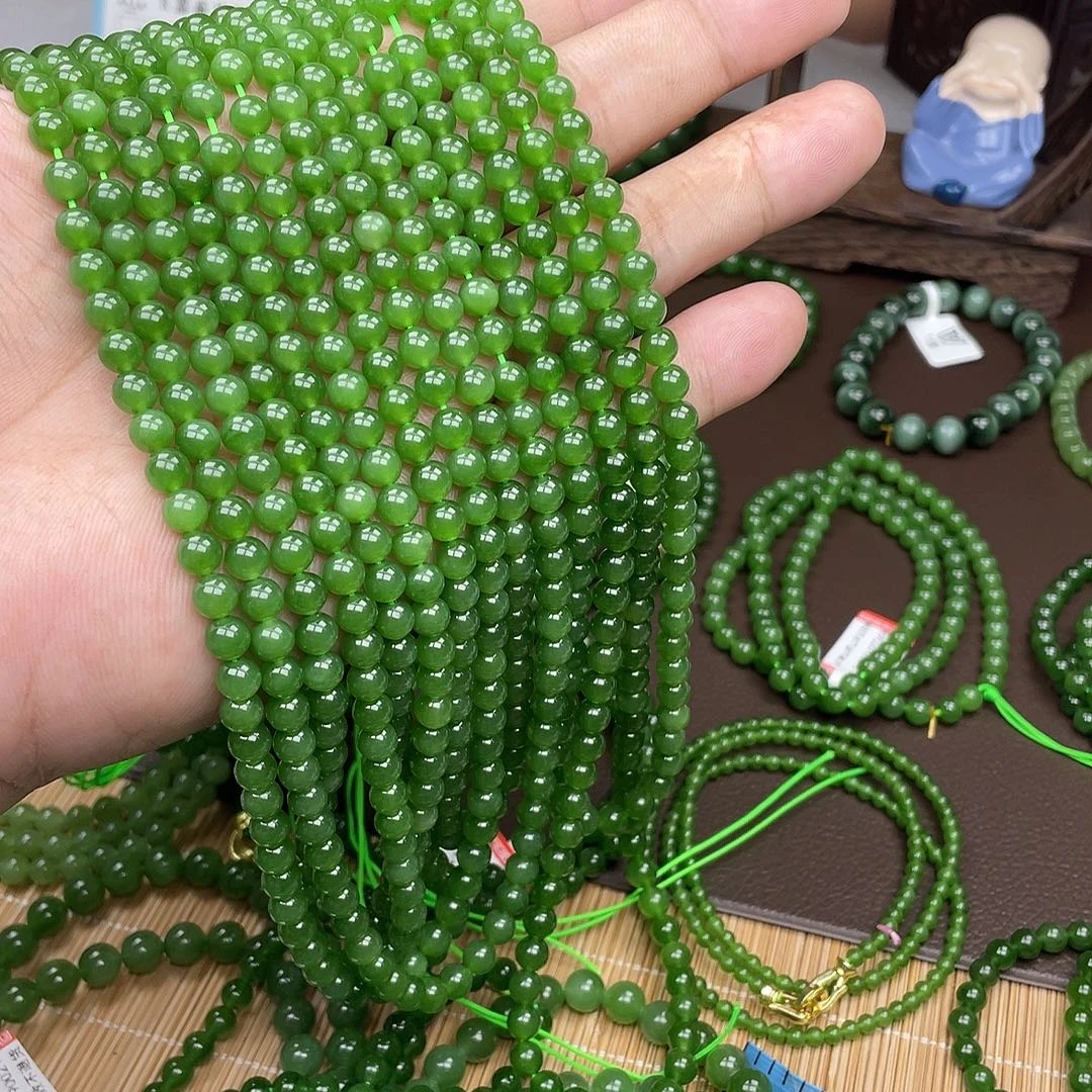 和田玉未镶嵌手链