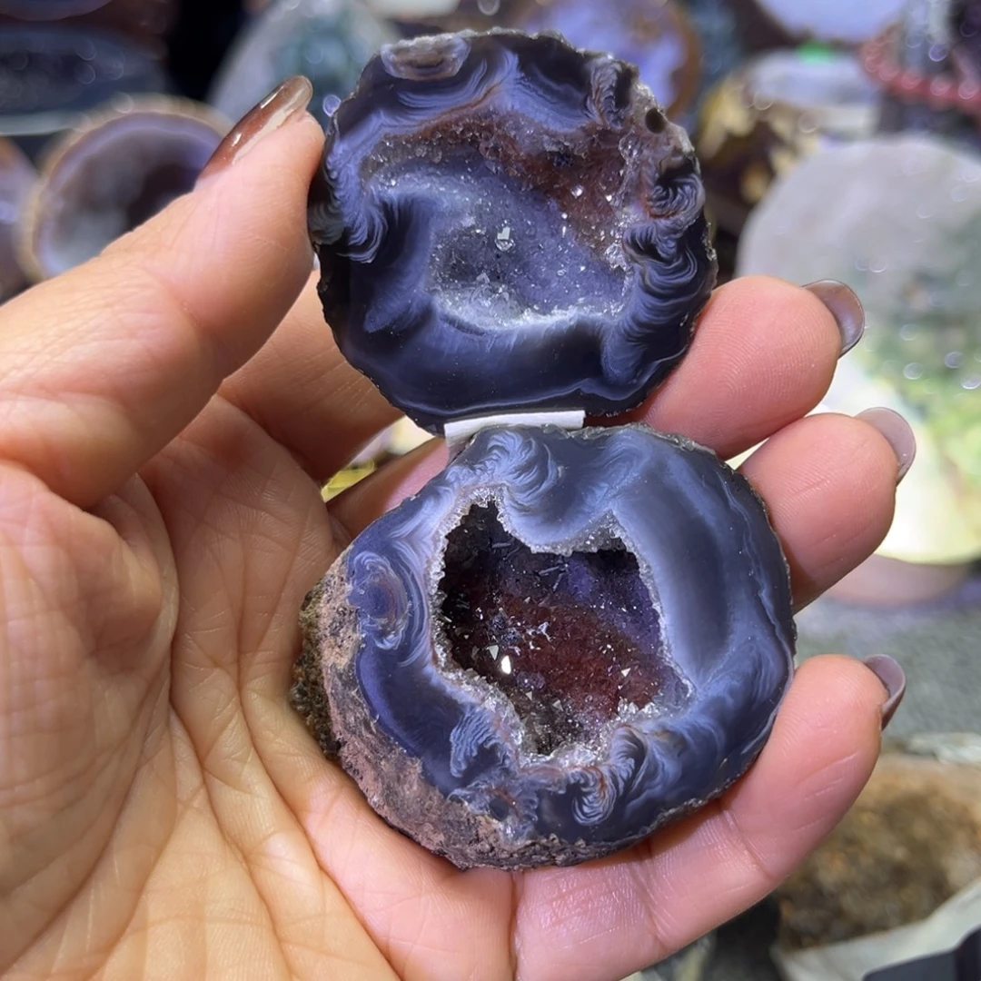 未镶嵌紫晶摆件水晶