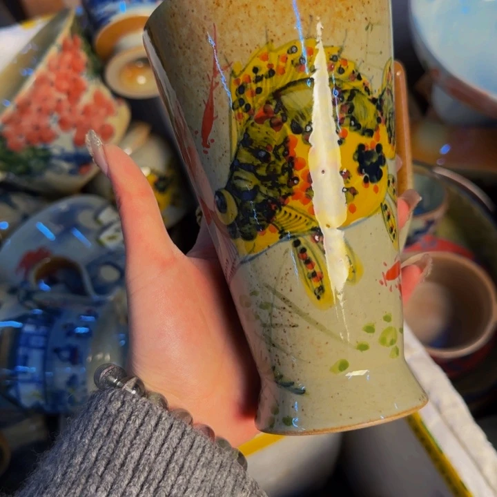 瓷片景德镇陶瓷手工手绘