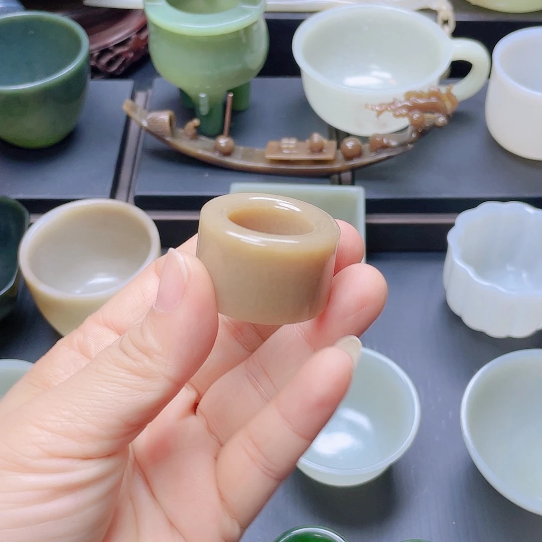 和田玉未镶嵌挂件20.5