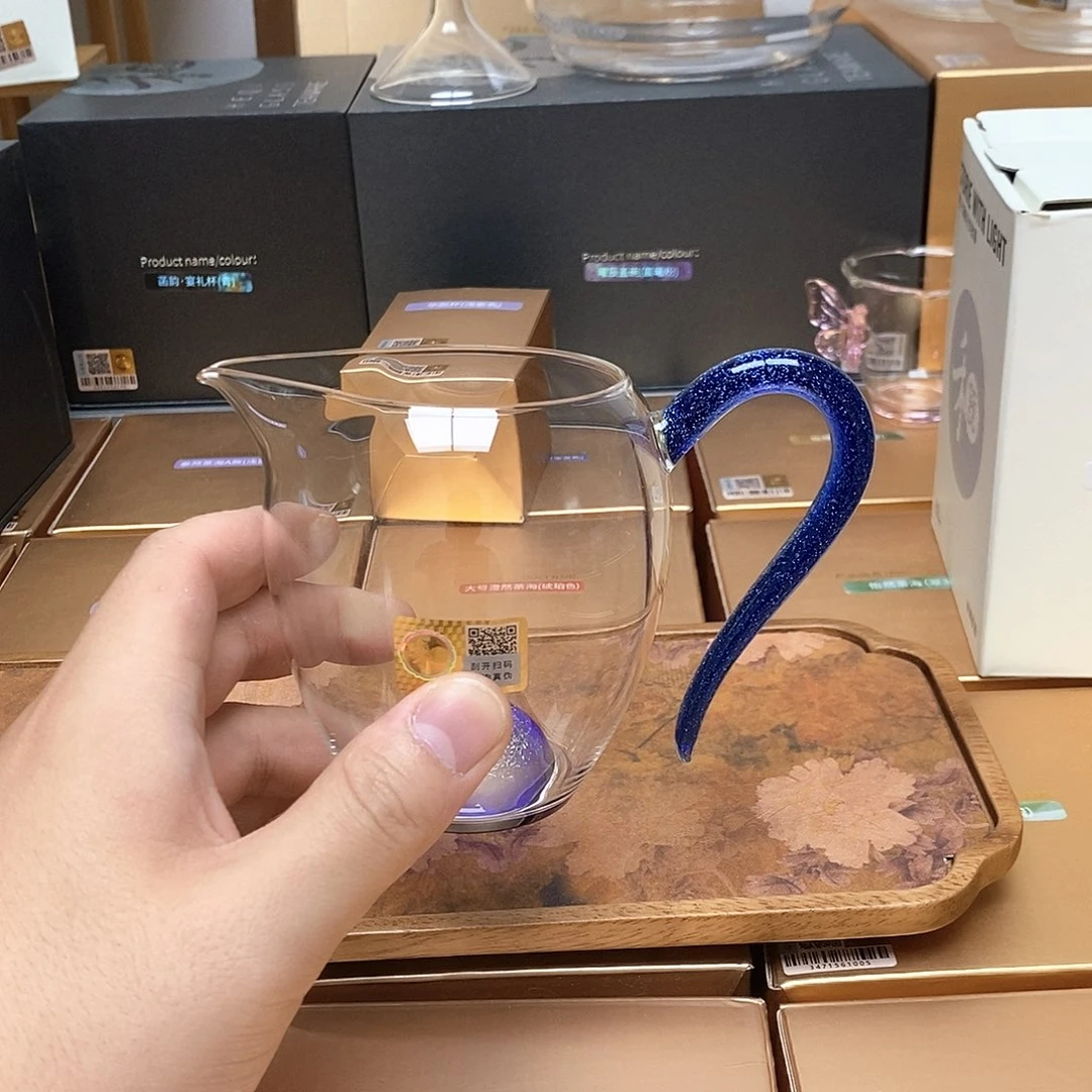 琉璃手工艺品A*幽禾器斑斓怡然茶海无原盒