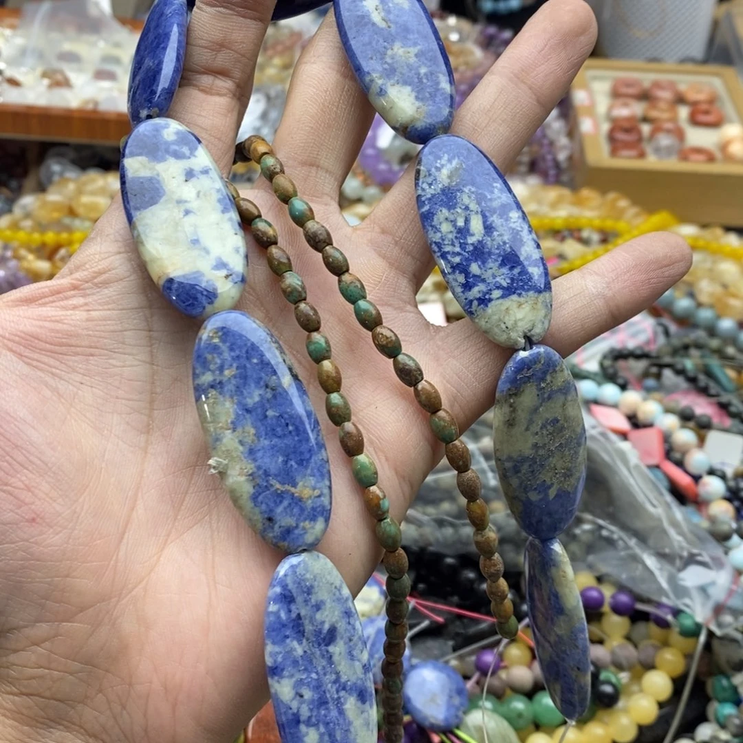 玛瑙/玉髓未镶嵌珠宝半成品两条E102