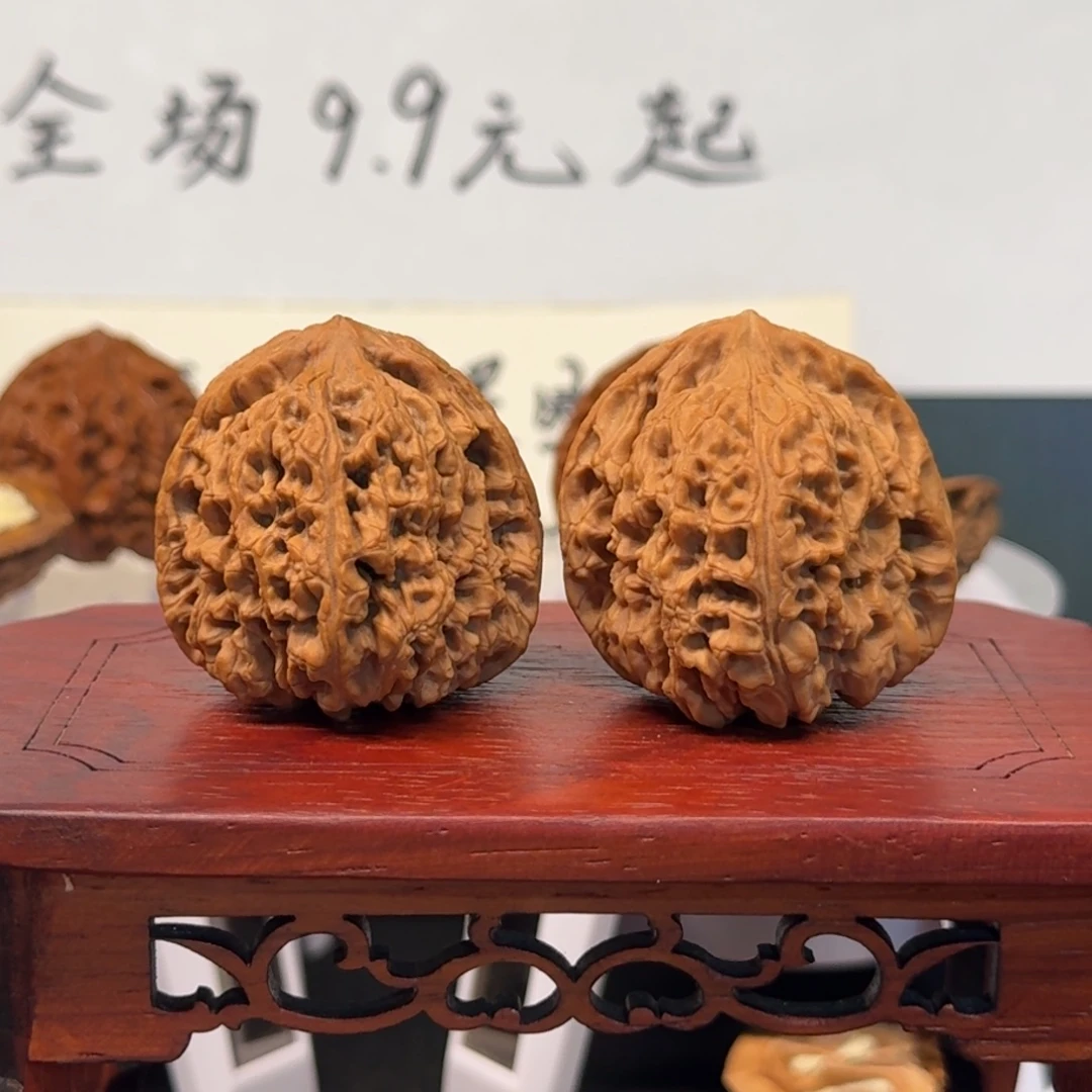 把件文玩核桃25号南疆边40肚44高39全品无药无修原生态