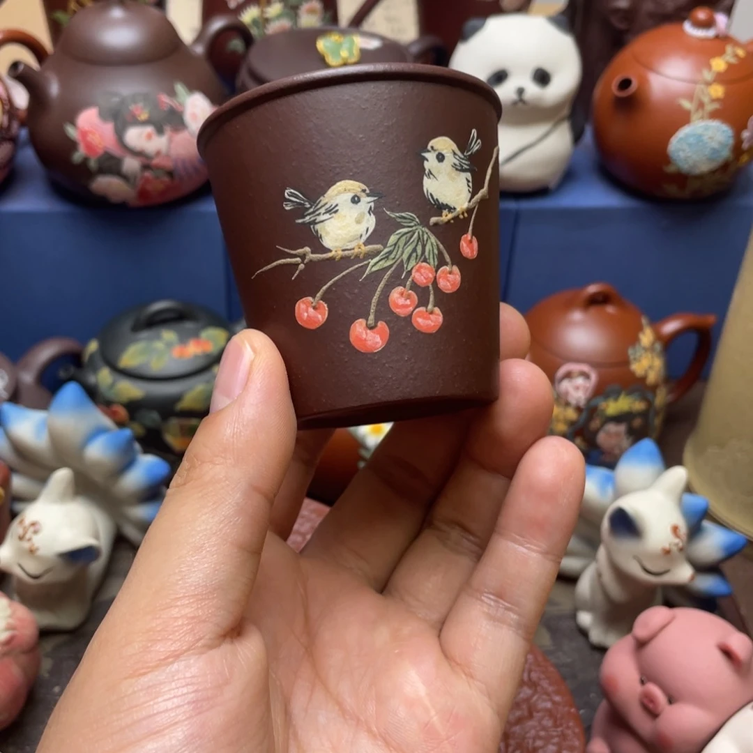 茶杯紫砂紫砂主人杯100cc