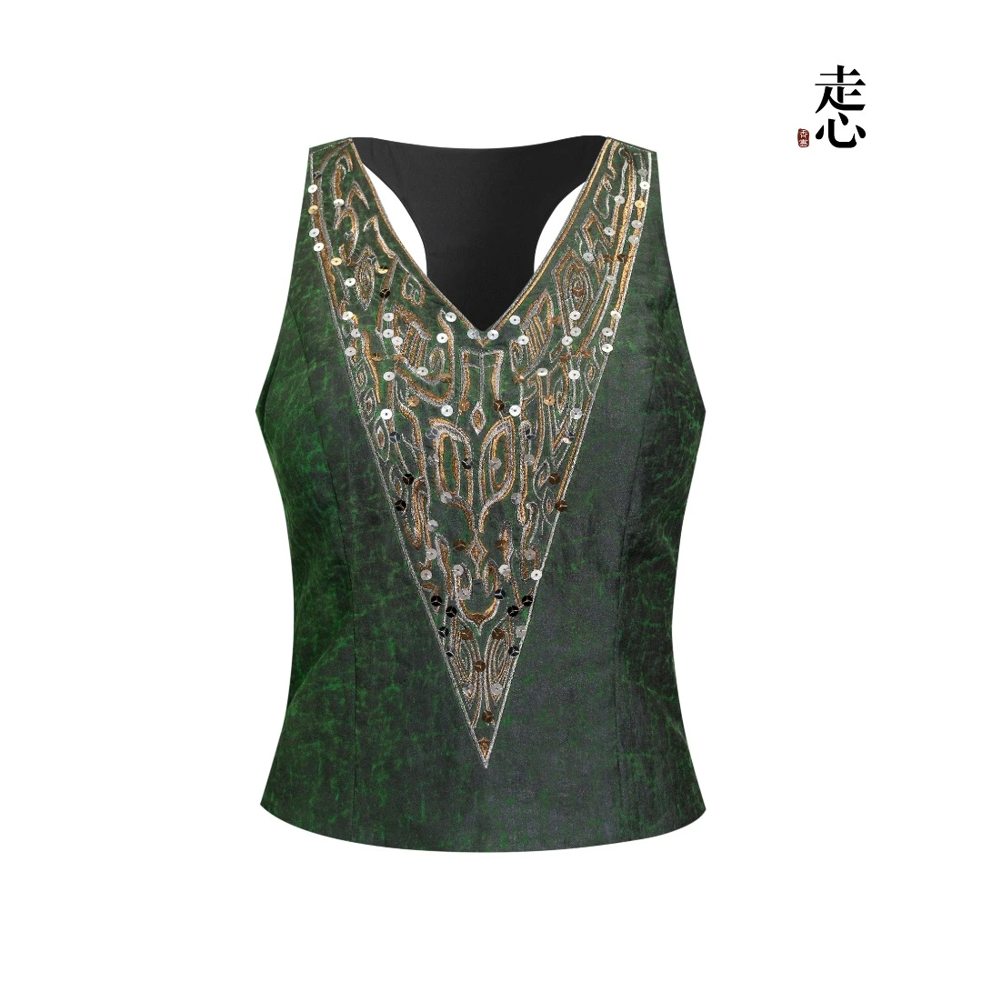 【走心香云纱】香云纱背心25ZY51350063