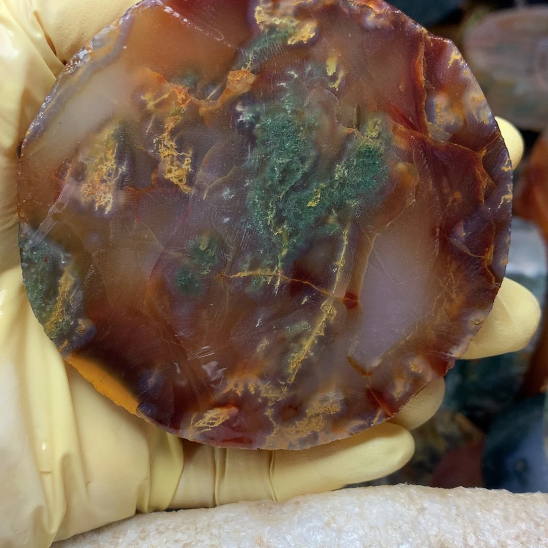 燕***定制玛瑙定制玛瑙手镯62圈口不退不换