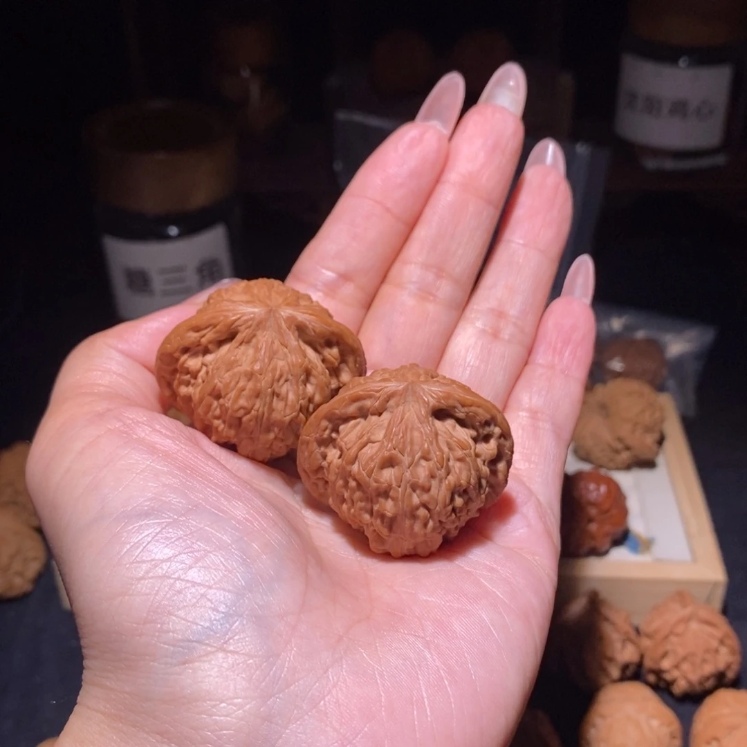 喜***阁吊坠文玩核桃磨盘40