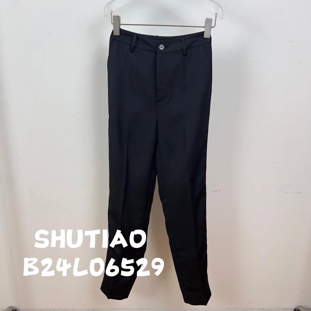 【SHUTIAO】2024秋冬：新款小众设计款裤子B24L06529