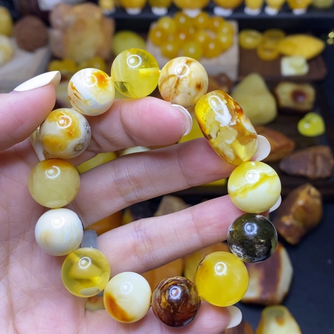 未镶嵌定制琥珀胖