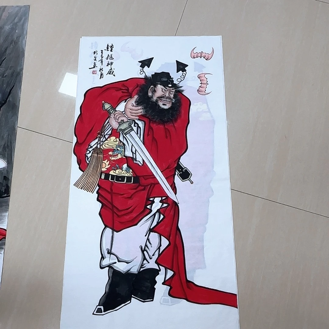 国画国画作品多次