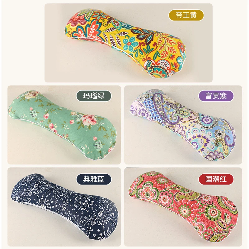 艾草骨头枕艾绒枕肩颈热敷颈椎枕艾灸枕头家用拆洗护颈枕代可拆