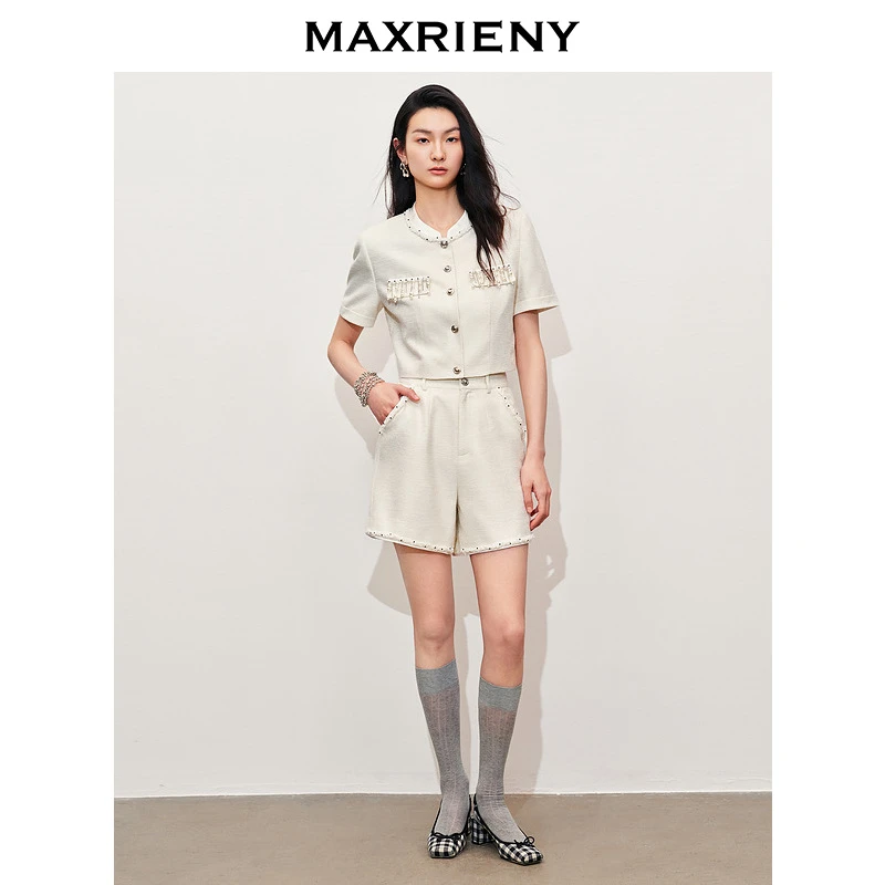 【林一专属】复古优雅珍珠流苏外套高级气质感女装修身显瘦