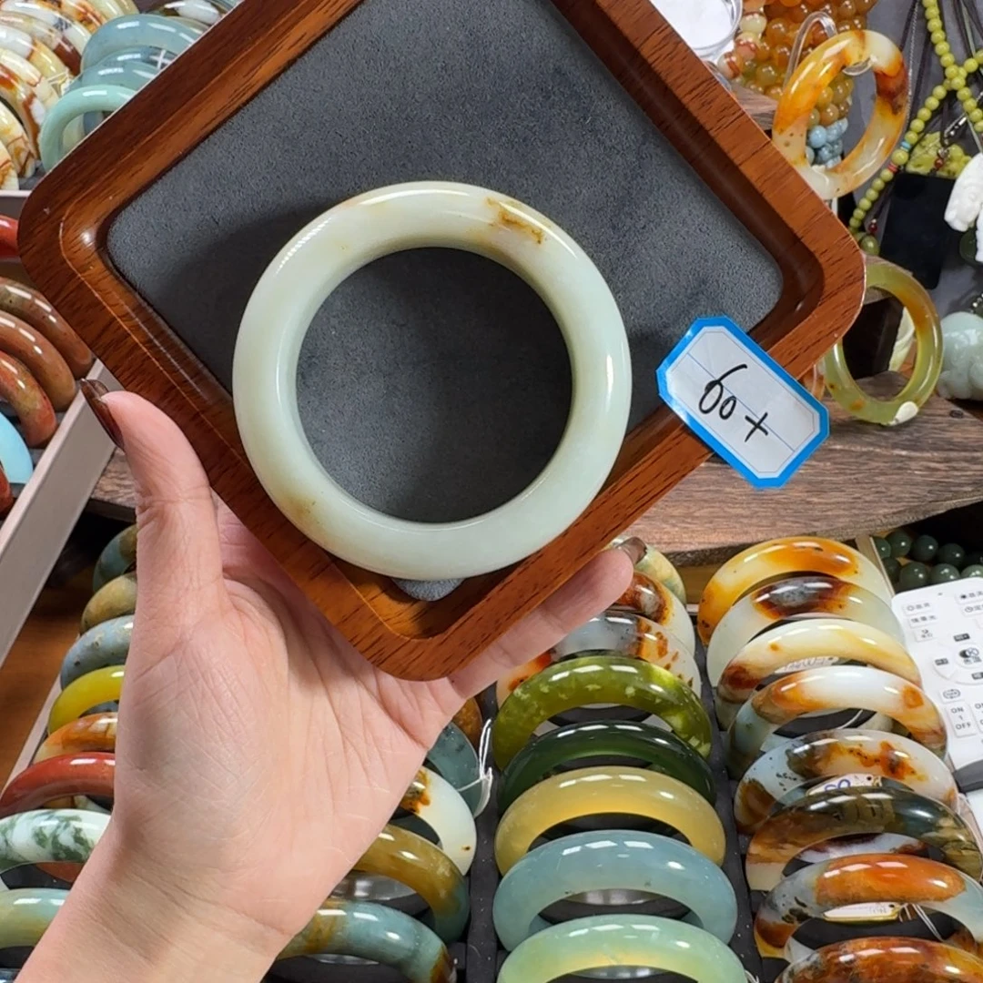 蛇纹石玉合金手镯