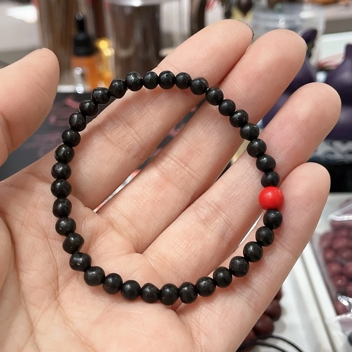 泥塑合香珠黑龙0.4手链