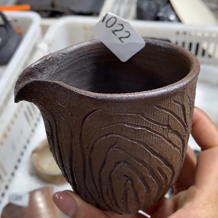 柴烧裸烧纯手工制作瑕疵不退不换